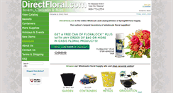Desktop Screenshot of directfloral.com