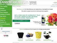 Tablet Screenshot of directfloral.com